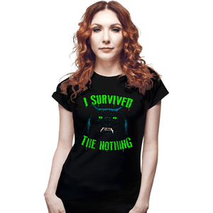 Secret_Shirts Fitted Shirts, Woman / Small / Black Survive The Nothing