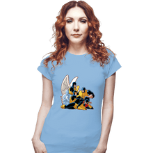 Load image into Gallery viewer, Daily_Deal_Shirts Fitted Shirts, Woman / Small / Powder Blue Mutant Original Five
