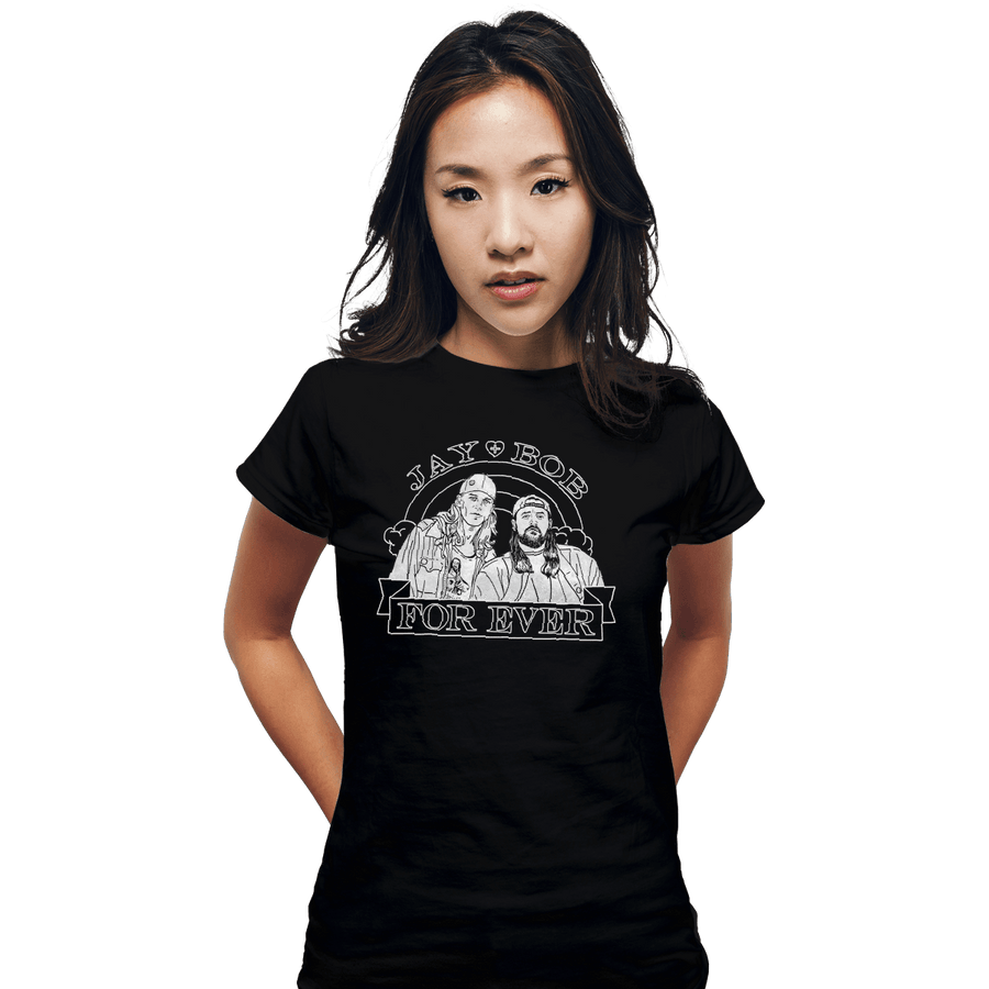 Shirts Fitted Shirts, Woman / Small / Black Jay & Bob