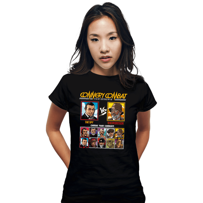 Shirts Fitted Shirts, Woman / Small / Black Connery Combat