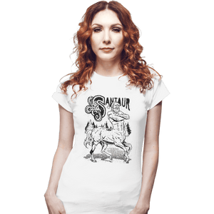 Shirts Fitted Shirts, Woman / Small / White Santaur