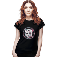 Load image into Gallery viewer, Shirts Fitted Shirts, Woman / Small / Black Autobots Glitch
