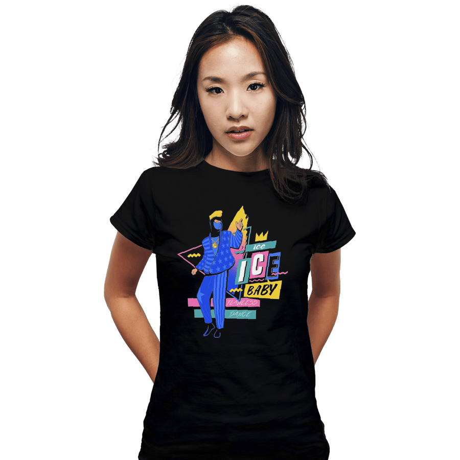 Shirts Fitted Shirts, Woman / Small / Black Ice Ice Baby
