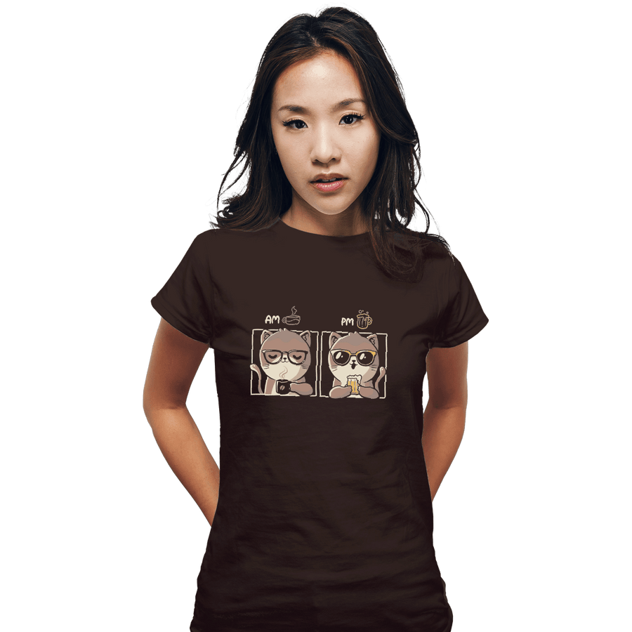 Shirts Fitted Shirts, Woman / Small / Black AM PM