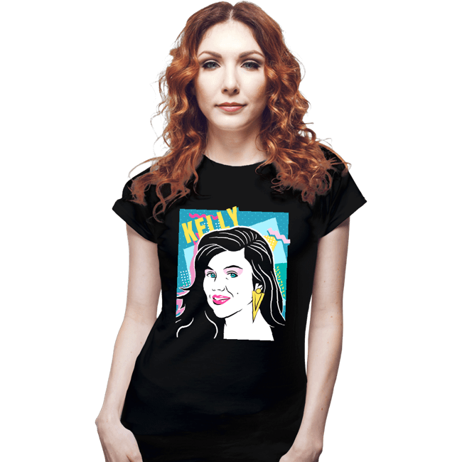 Shirts Fitted Shirts, Woman / Small / Black 80s Kelly