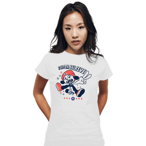 Shirts Fitted Shirts, Woman / Small / White PaRappa the Rapper!