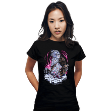 Load image into Gallery viewer, Daily_Deal_Shirts Fitted Shirts, Woman / Small / Black Battle Weregarurumon
