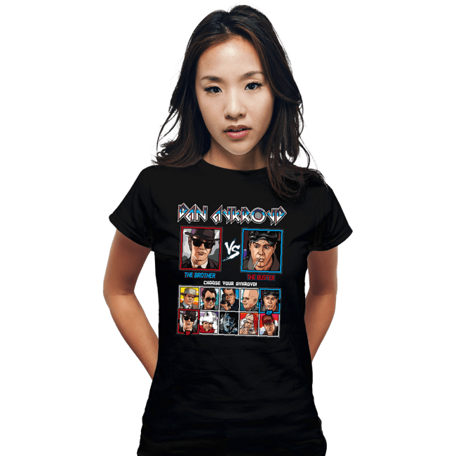 Daily_Deal_Shirts Fitted Shirts, Woman / Small / Black Dan Aykroyd Fighter