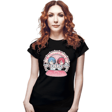 Load image into Gallery viewer, Shirts Fitted Shirts, Woman / Small / Black Maid Cafe
