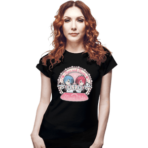 Shirts Fitted Shirts, Woman / Small / Black Maid Cafe