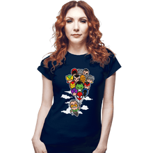 Load image into Gallery viewer, Shirts Fitted Shirts, Woman / Small / Navy Excelsior!
