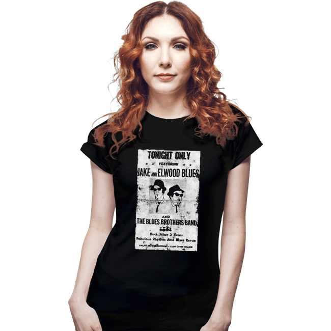 Secret_Shirts Fitted Shirts, Woman / Small / Black The Gig Poster