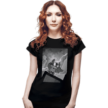 Load image into Gallery viewer, Shirts Fitted Shirts, Woman / Small / Black The Cute Knight
