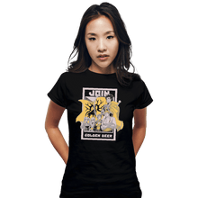 Load image into Gallery viewer, Shirts Fitted Shirts, Woman / Small / Black Join Golden Deer
