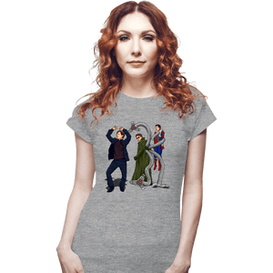 Shirts Fitted Shirts, Woman / Small / Sports Grey Spider Jealousy
