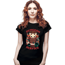 Load image into Gallery viewer, Daily_Deal_Shirts Fitted Shirts, Woman / Small / Black Dungeon Master&#39;s Call
