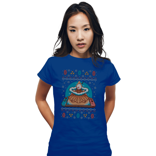 Shirts Fitted Shirts, Woman / Small / Royal Blue Awakening Christmas