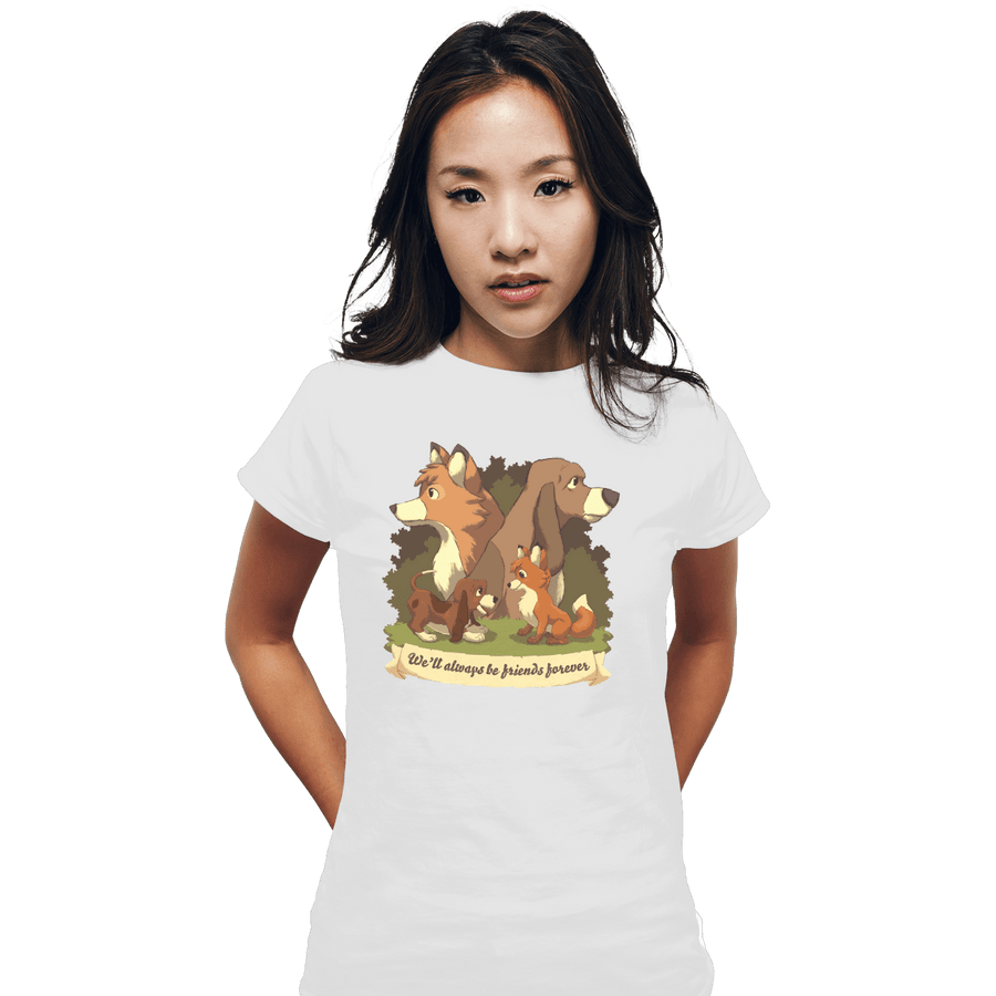 Shirts Fitted Shirts, Woman / Small / White Forever Is A Long Time