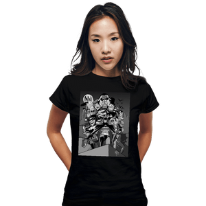 Shirts Fitted Shirts, Woman / Small / Black BTAS 30th Black & White