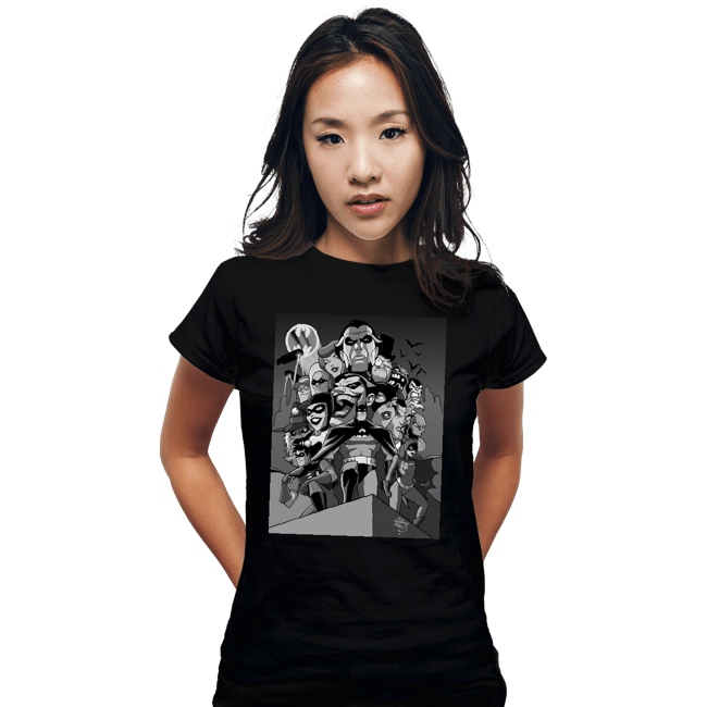 Shirts Fitted Shirts, Woman / Small / Black BTAS 30th Black & White