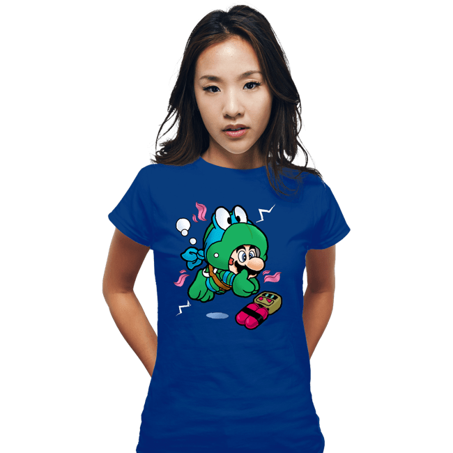 Secret_Shirts Fitted Shirts, Woman / Small / Royal Blue Super Leo Suit!