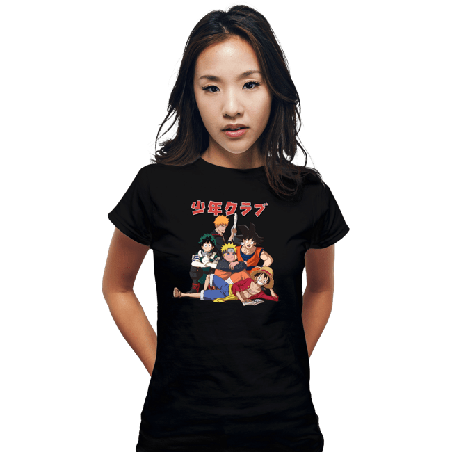 Secret_Shirts Fitted Shirts, Woman / Small / Black Shonen Club