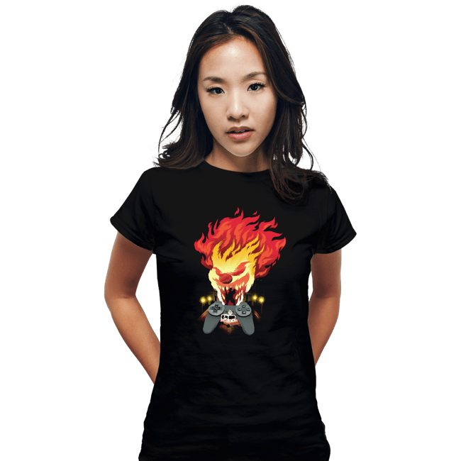 Shirts Fitted Shirts, Woman / Small / Black Sweetest Game
