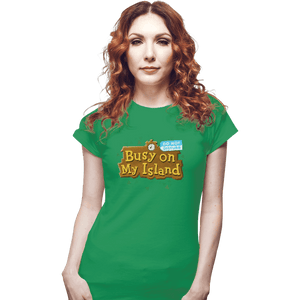 Shirts Fitted Shirts, Woman / Small / Irish Green Do Not Disturb