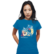 Load image into Gallery viewer, Shirts Fitted Shirts, Woman / Small / Sapphire Trainer Neptune

