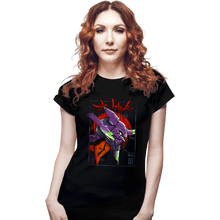 Load image into Gallery viewer, Daily_Deal_Shirts Fitted Shirts, Woman / Small / Black EVA O1
