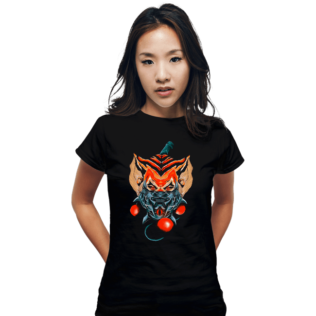 Shirts Fitted Shirts, Woman / Small / Black Tygra Ninja