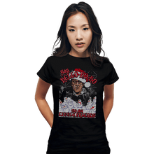 Load image into Gallery viewer, Shirts Fitted Shirts, Woman / Small / Black Hello Little Friend
