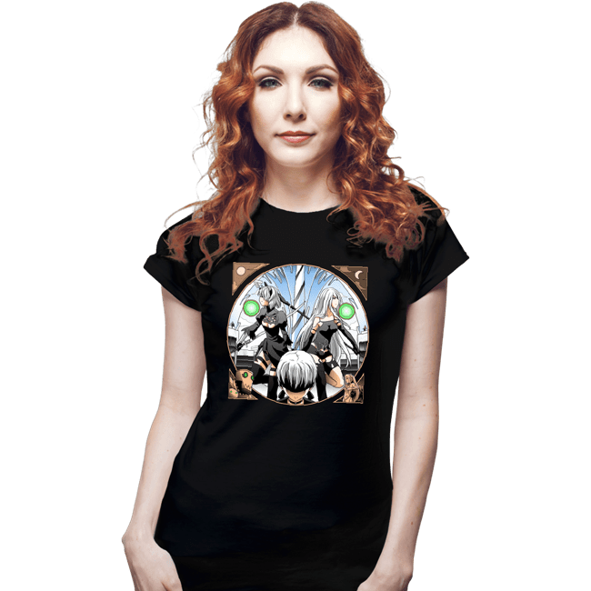 Shirts Fitted Shirts, Woman / Small / Black Designed to End