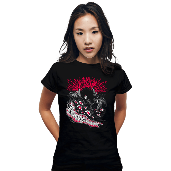 Daily_Deal_Shirts Fitted Shirts, Woman / Small / Black Hellsing Metal