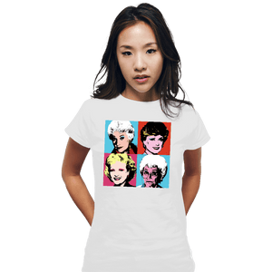 Secret_Shirts Fitted Shirts, Woman / Small / White Warhol Golden Girls