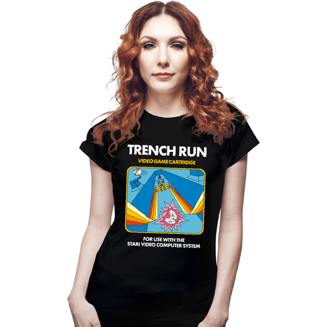 Shirts Fitted Shirts, Woman / Small / Black Trench Run
