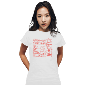 Shirts Fitted Shirts, Woman / Small / White Jewish Christmas