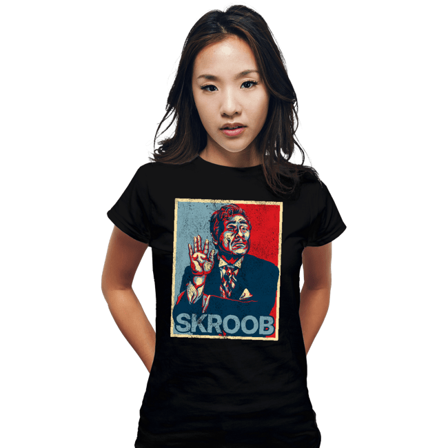 Daily_Deal_Shirts Fitted Shirts, Woman / Small / Black Skroob Hope