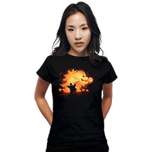 Load image into Gallery viewer, Daily_Deal_Shirts Fitted Shirts, Woman / Small / Black Super Dragon Evolution
