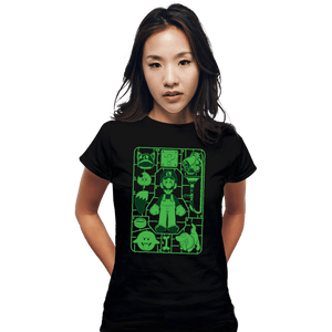 Secret_Shirts Fitted Shirts, Woman / Small / Black Luigi Model Sprue