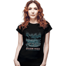 Load image into Gallery viewer, Shirts Fitted Shirts, Woman / Small / Black Visit Shadow Moses
