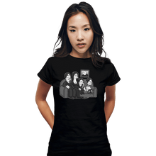 Load image into Gallery viewer, Daily_Deal_Shirts Fitted Shirts, Woman / Small / Black Gothic Family
