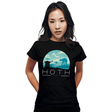 Load image into Gallery viewer, Shirts Fitted Shirts, Woman / Small / Black Icey Planet
