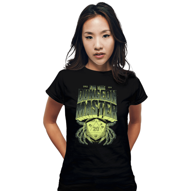 Daily_Deal_Shirts Fitted Shirts, Woman / Small / Black I'm The Dungeon Master