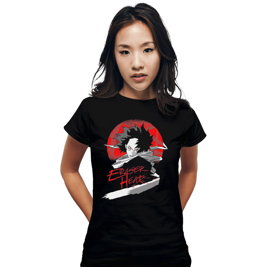 Shirts Fitted Shirts, Woman / Small / Black Eraser Head