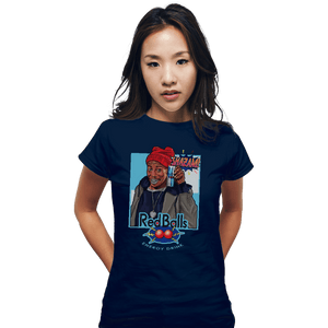 Secret_Shirts Fitted Shirts, Woman / Small / Navy Red Balls