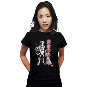 Shirts Fitted Shirts, Woman / Small / Black Link, Hero of Time