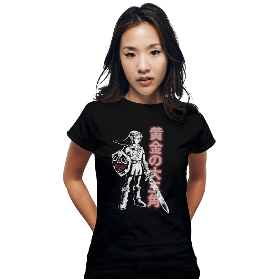 Shirts Fitted Shirts, Woman / Small / Black Link, Hero of Time