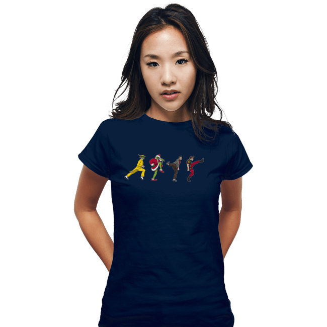 Shirts Fitted Shirts, Woman / Small / Navy Carrey Walks