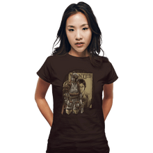 Load image into Gallery viewer, Shirts Fitted Shirts, Woman / Small / Black Bounsteam Hunter
